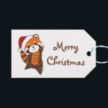 Red Panda Christmas Snow Winter Animals Pandas Tru Presentetikett<br><div class="desc">The red panda to softness with fair lights. Funny animals with gifts and snow to the holidays. Also funny for Christmas in July. Red Pandas are sweet animals and perfect for Christmas.</div>
