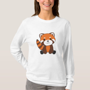 Red Panda Cute Animals För barn Kawaii T Shirt