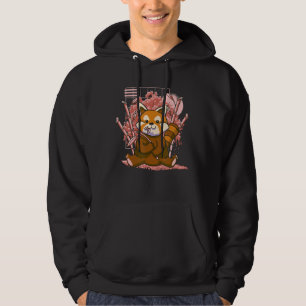 Red Panda Day Cherry Blommars Bloom Rosa Sakura Ba Hoodie