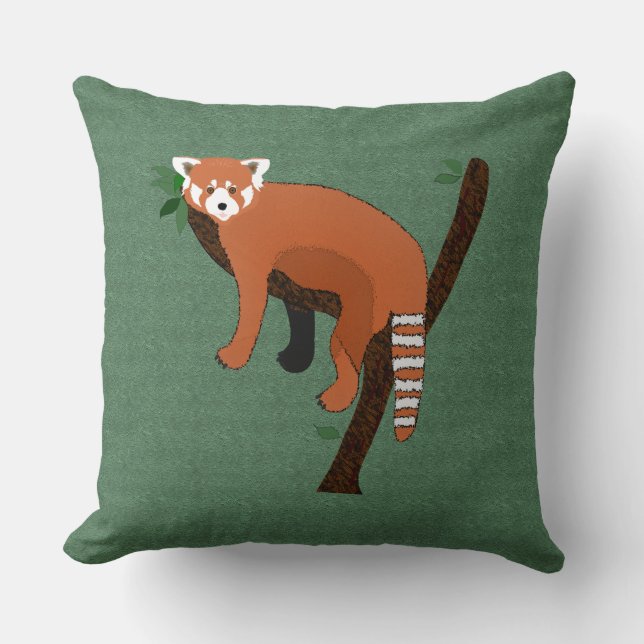 Red Panda Dekorativ kudde (Framsida)