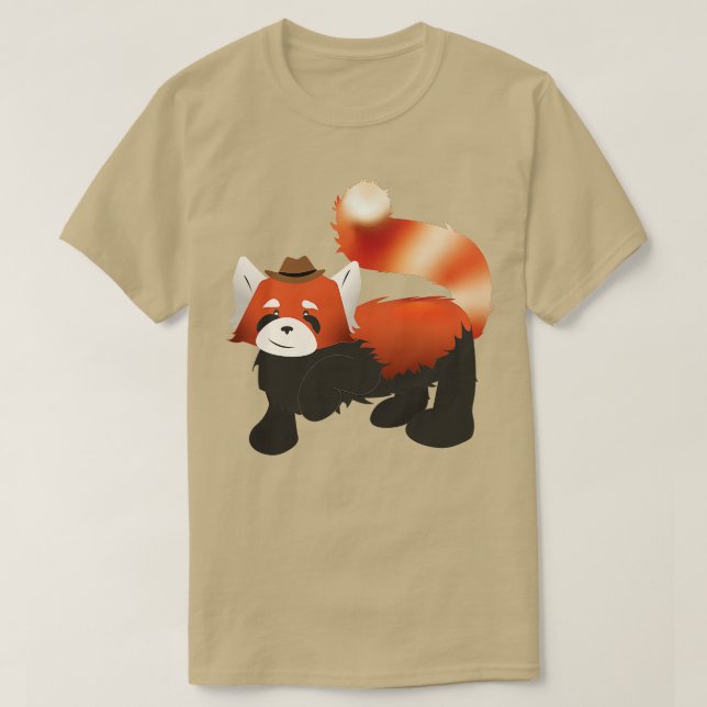 Red Panda Detektiv 2 T Shirt (Design framsida)