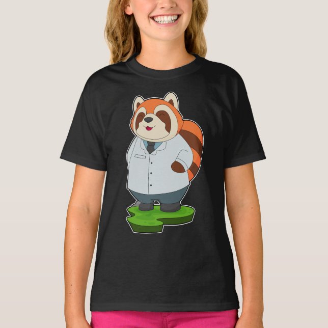 Red Panda Doktor T Shirt (Framsida)
