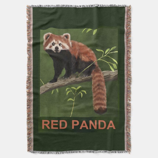 Red Panda Filt (Framsidan Vertikal)