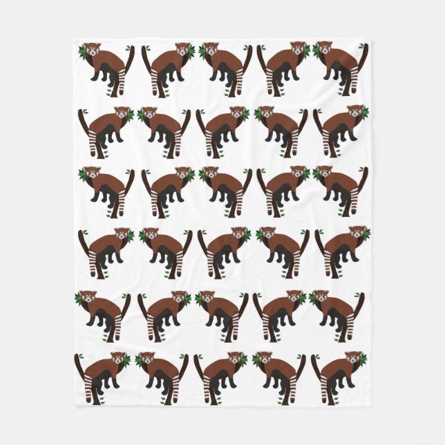Red Panda Fleece Blanket (Framsidan)