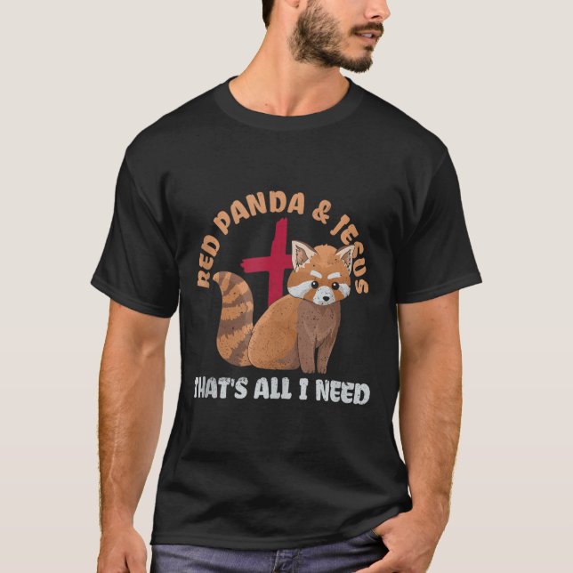 Red Panda For A Red Panda Expert T Shirt (Framsida)