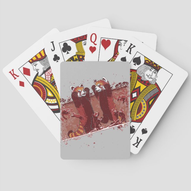 Red Panda Fury Casinokort (Baksidan)