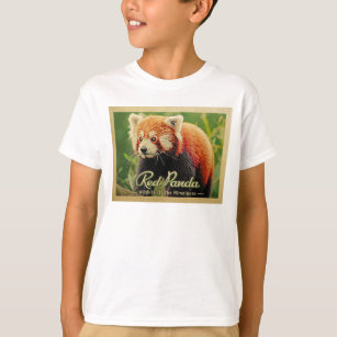 Red Panda - Himalayas vilt T Shirt