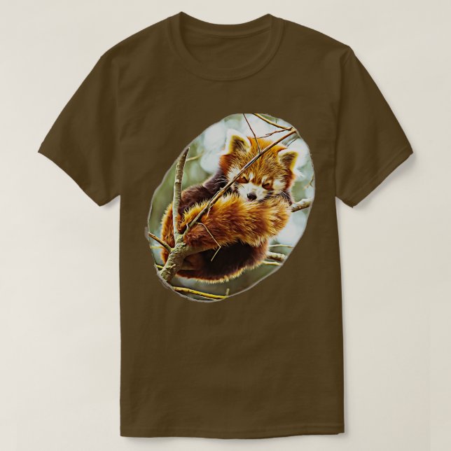 Red Panda I T Shirt (Design framsida)