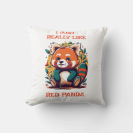 Red Panda, jag bara Verkligen som Red Panda Kudde