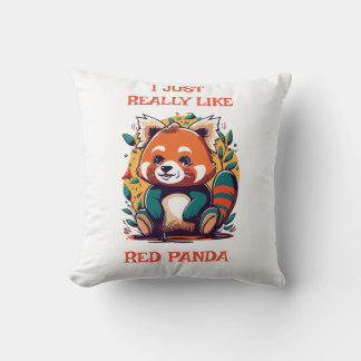 Red Panda, jag bara Verkligen som Red Panda Kudde