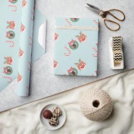 Red Panda JOY Photo Wrapping Papper Presentpapper