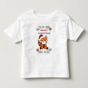 Red Panda jul Snö Winter Animals Pandas Tod T Shirt