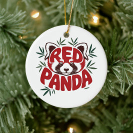 Red Panda Julgransprydnad Keramik