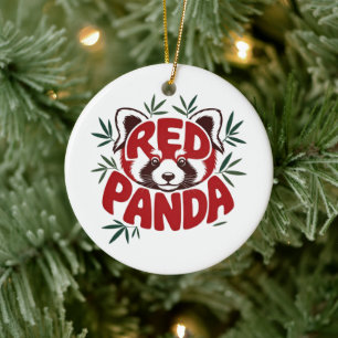 Red Panda Julgransprydnad Keramik