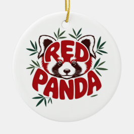 Red Panda Julgransprydnad Keramik
