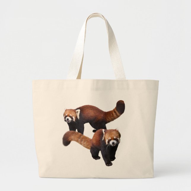 Red Panda Jumbo Tygkasse (Framsidan)