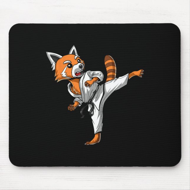 Red Panda Karate Ninja Martial Arts Kickboxing Tae Musmatta (Framsidan)
