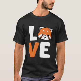 Red Panda Kärlek Animal Red Panda T Shirt