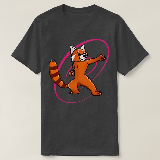 Red Panda Kung fu T Shirt (Design framsida)