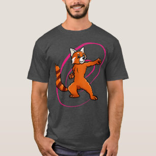 Red Panda Kung fu T Shirt
