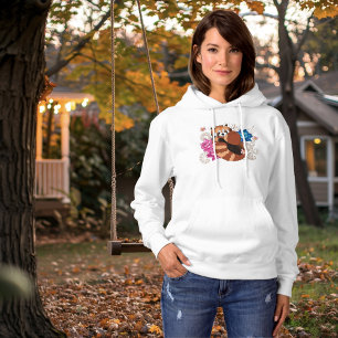 Red Panda Lotus Flowers Henna T Shirt
