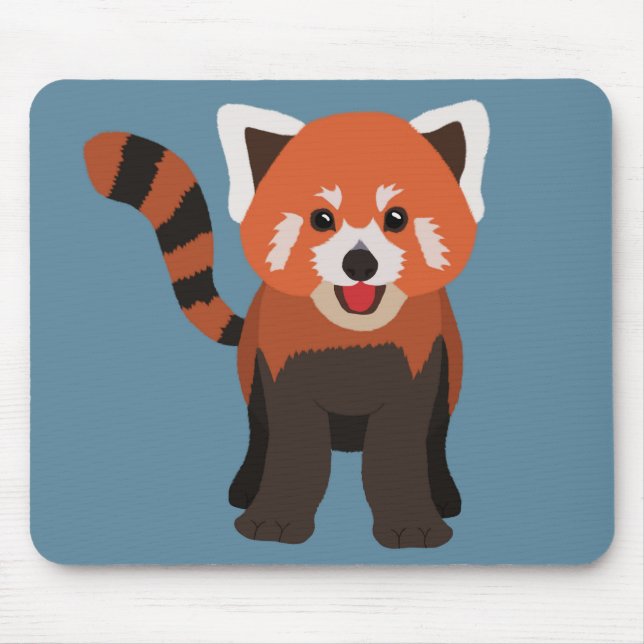 Red Panda Mousepad Musmatta (Framsidan)