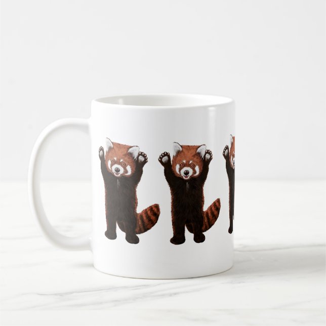 Red Panda Mugg (Vänster)