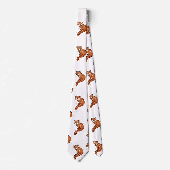 Red Panda Neck Tie Slips (Framsida)