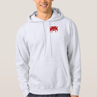 Red Panda Network Zip Hoodie - Mörk