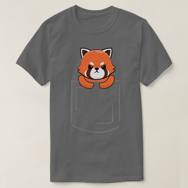 Red Panda PocketFör Panda Älskare Red Panda T Shirt (Design framsida)