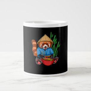 Red Panda Ramen Cook Manar Women Kids Ramen Gift Jumbo Mugg