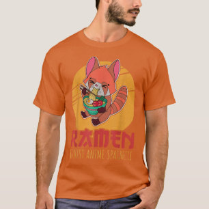 Red Panda Ramen Noodle Japan-Cuisineet Japan Asia T Shirt