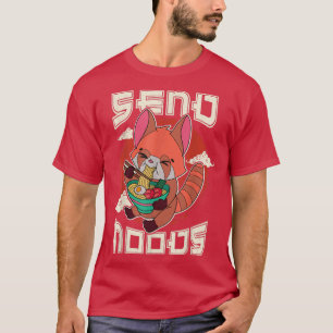 Red Panda Ramen Noodle Japan-Cuisineet Japan Asia T Shirt
