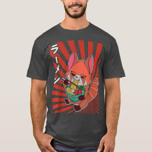 Red Panda Ramen Noodle Japan-Cuisineet Japan Asia T Shirt