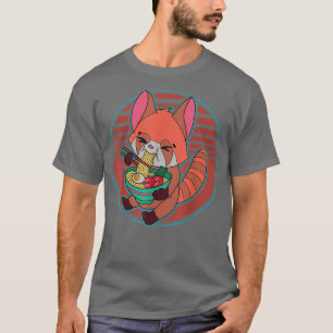 Red Panda Ramen Noodle Japan-Cuisineet Japan Asia T Shirt