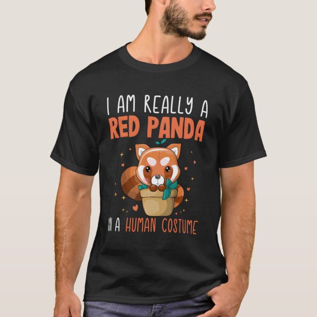 Red Panda Red Panda Hu T Shirt (Framsida)
