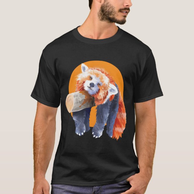 Red Panda Red Panda Red Panda Red Panda T Shirt (Framsida)