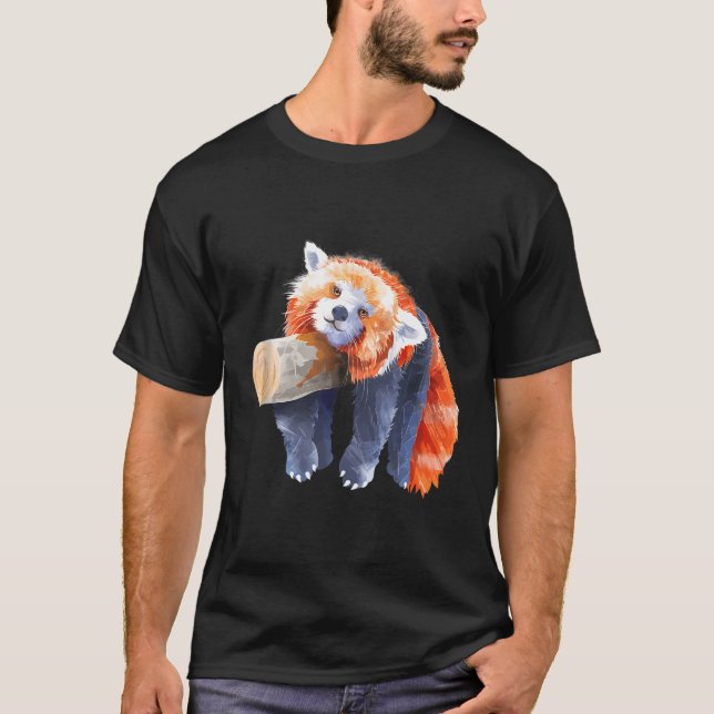 Red Panda Red Panda Red Panda Red Panda T Shirt (Framsida)