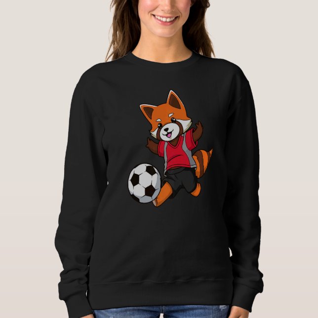 Red Panda Soccer nr 3 T Shirt (Framsida)