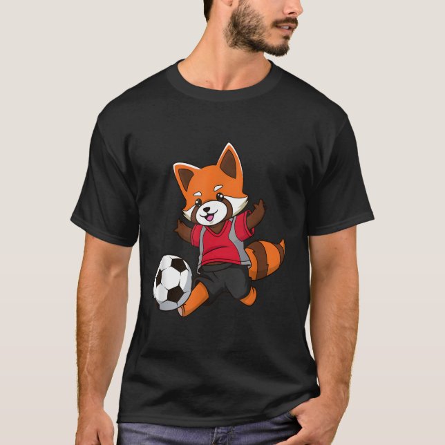 Red Panda Soccer T Shirt (Framsida)