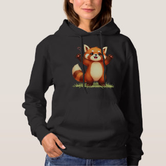 Red panda surprised t shirt