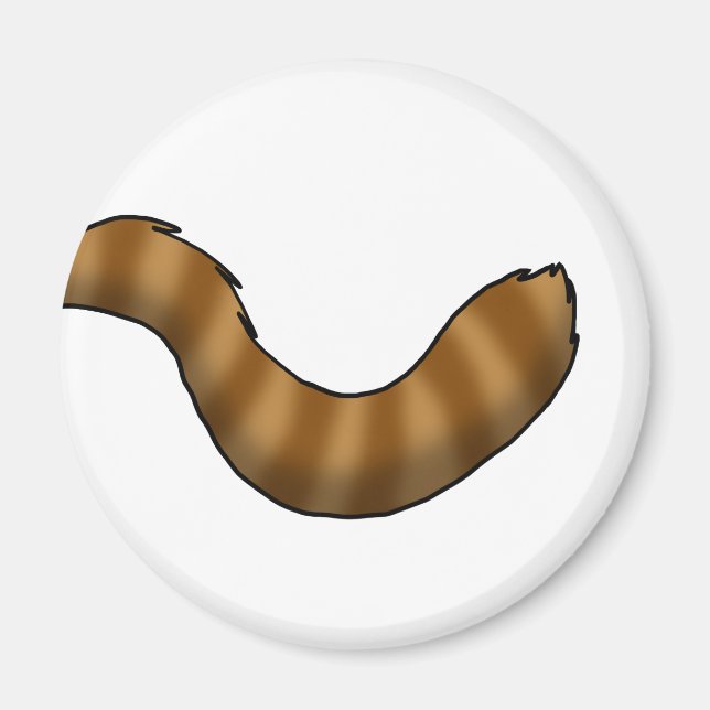 Red Panda Svan Magnet (Framsidan)