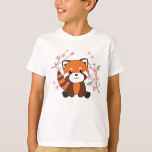 Red Panda Sweet Animals for Kawaii Kawaii T Shirt
