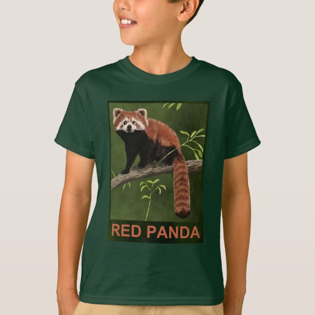 Red Panda Tee Shirt (Framsida)