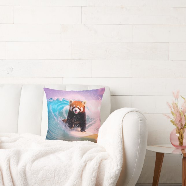  Red Panda Throw Pillow Kudde (Soffa)