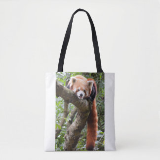 Red Panda Tote Tygkasse