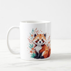 Red Panda-uppspelning av adsible Roligt Animal Col Kaffemugg
