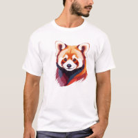 Red Panda Vector Art med Vibrant Färg