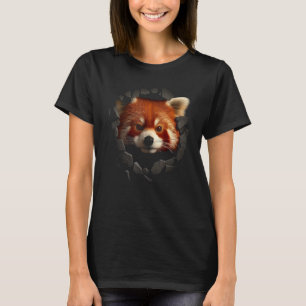 Red Panda Wall Artwork Animal Red Panda T Shirt
