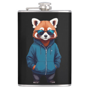 Red Panda Wearing Hoodie Funny Coola Animal Music Fickplunta
